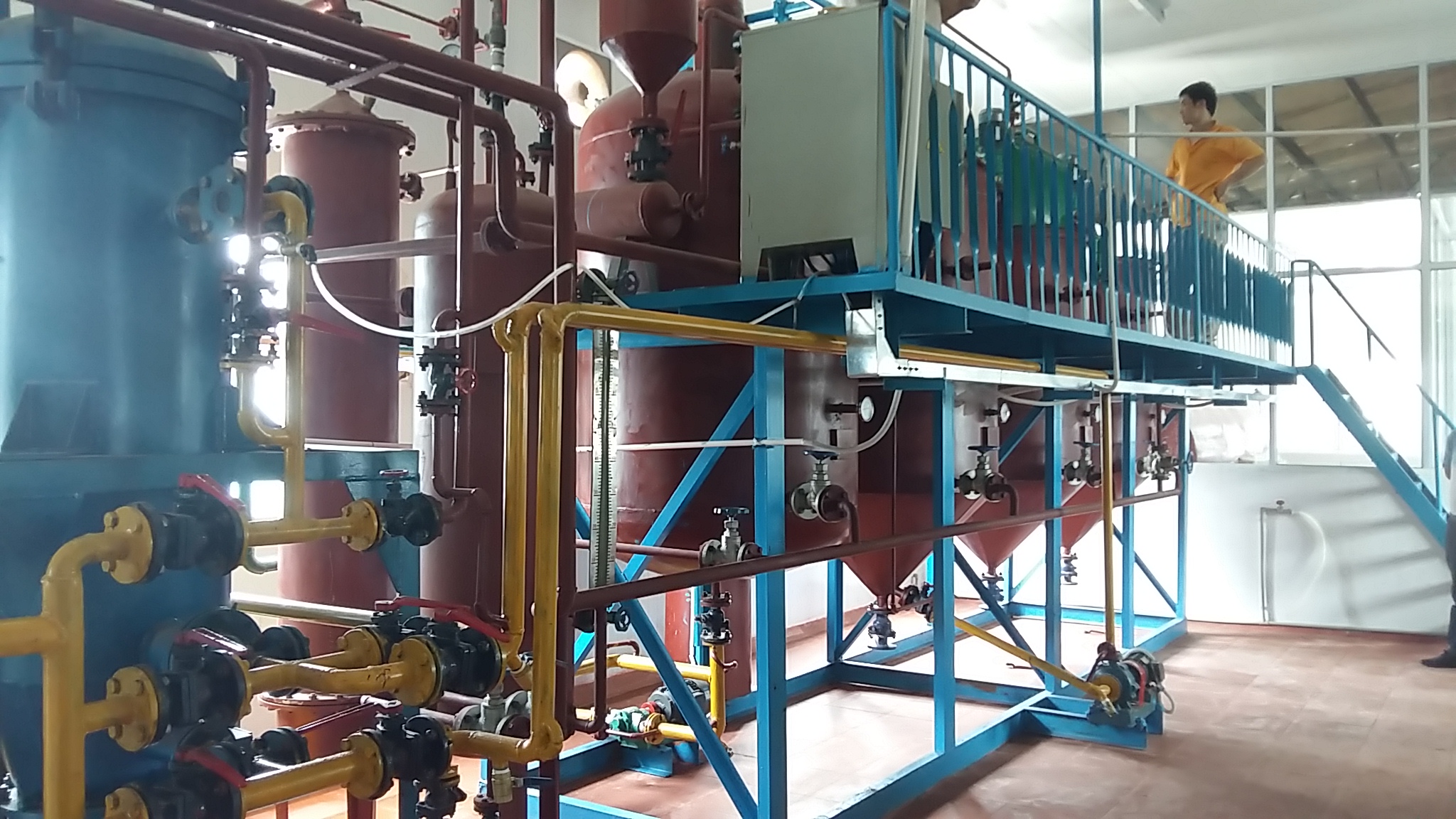 Guangdong edible lard refined, refined production line